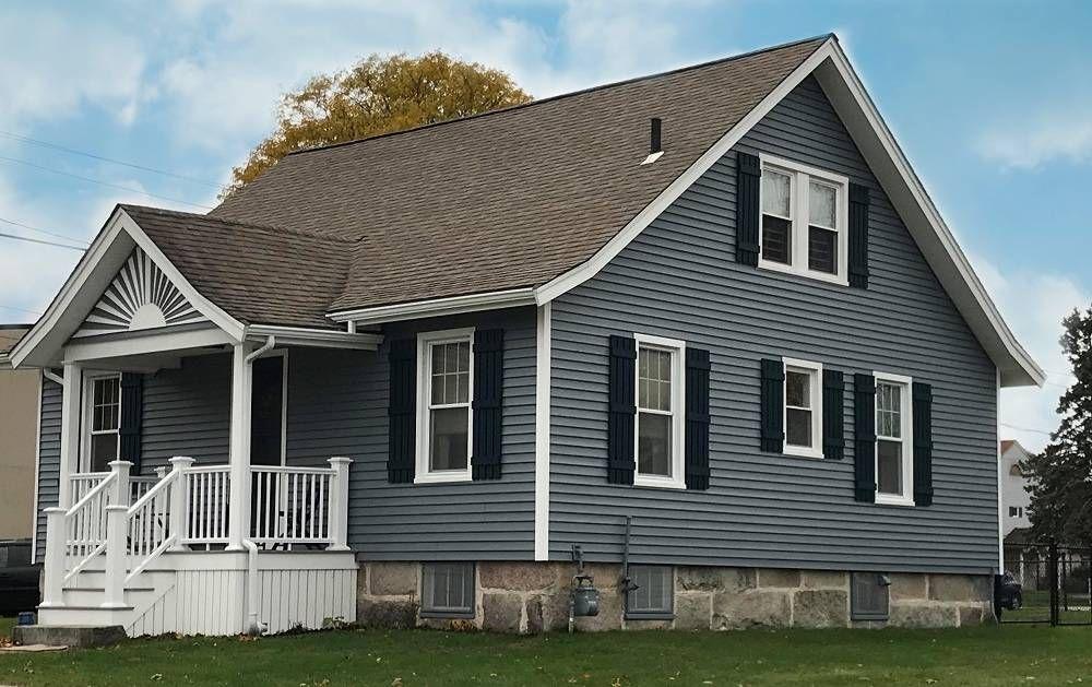 Gray Vinyl siding