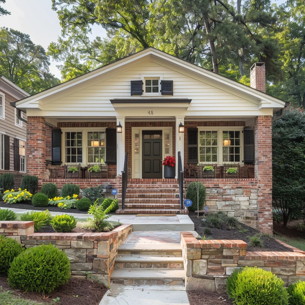 cute brick house