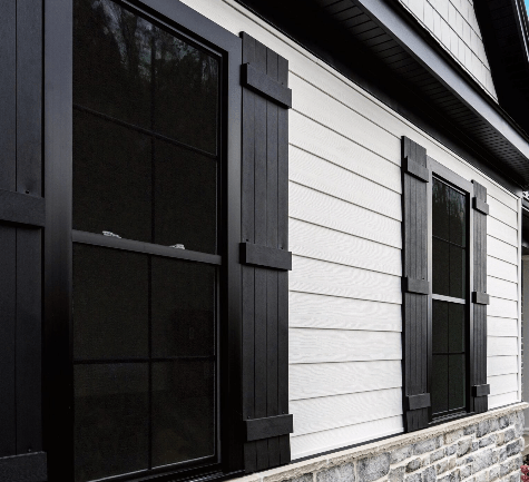 black windows