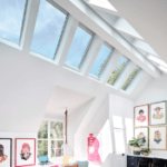 Skylights in bedroom