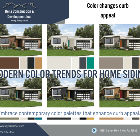 Contemporary siding colors