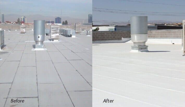 GACO roof coating.