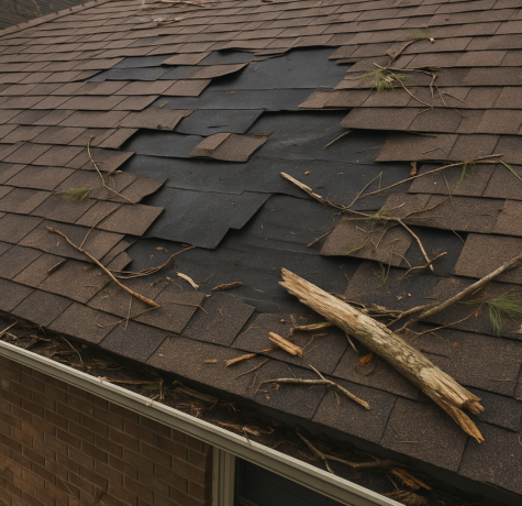 How Much Wind Damage to Roof Requires a Full Replacement